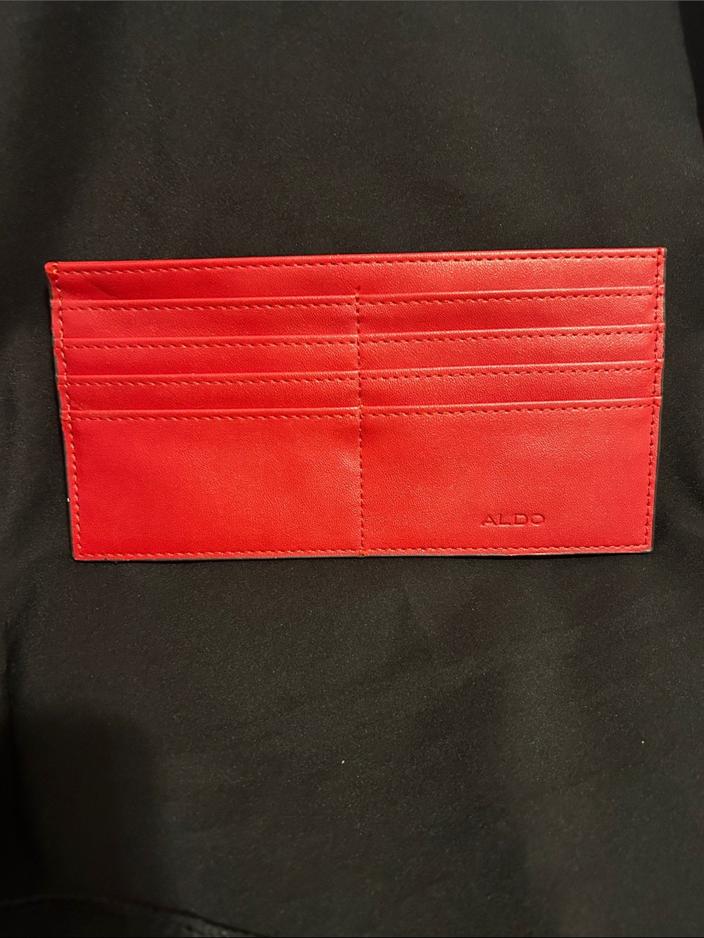 ALDO Red Card & Key Holder Slim Wallet